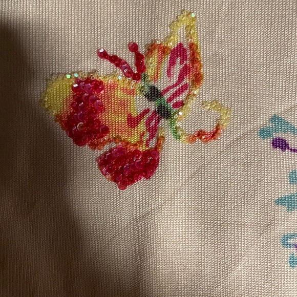 Casual Corner size M silk stretch cardigan sweater - Picture 3 of 5